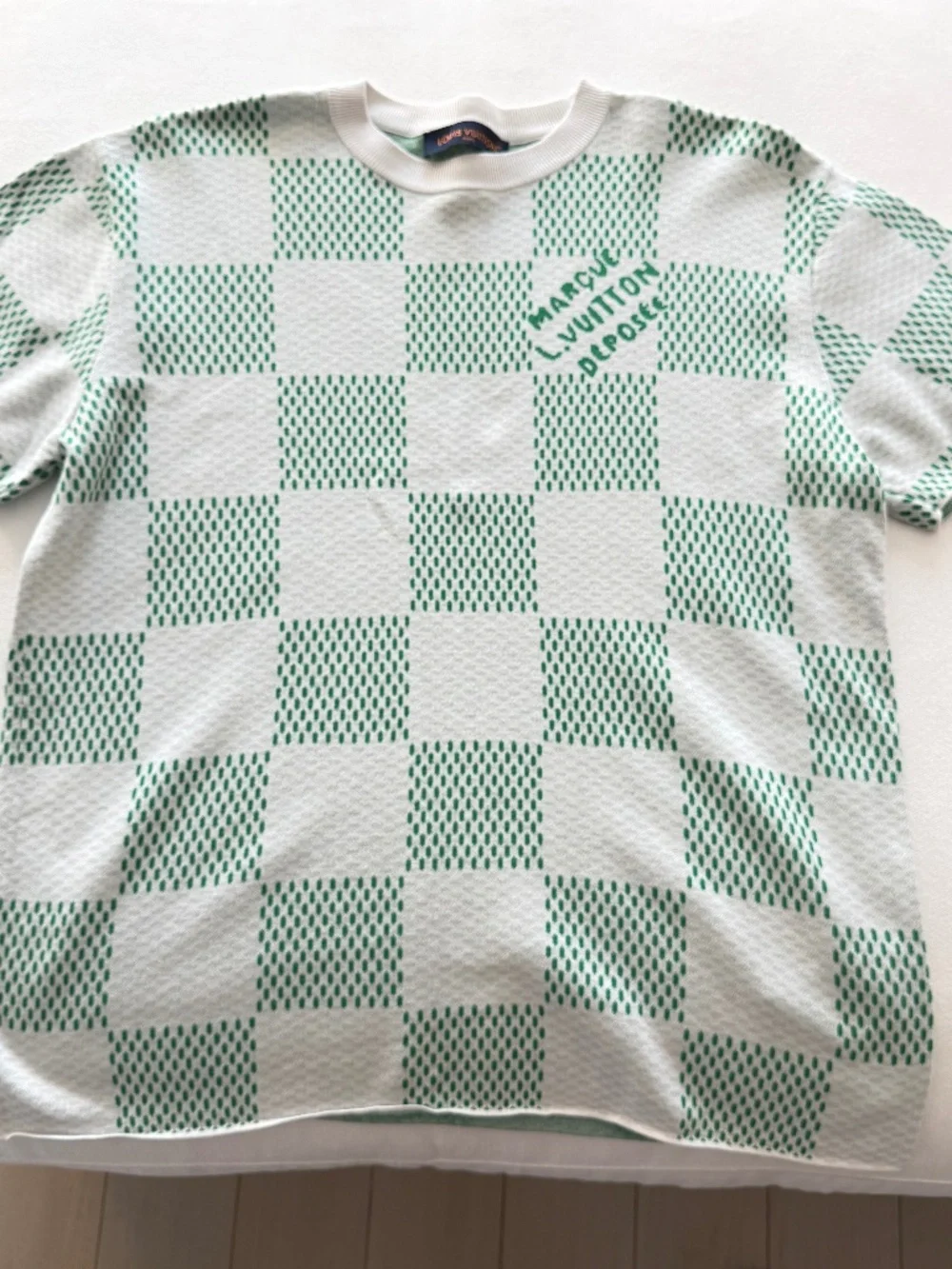 Louis Vuitton damier knitted T-shirt